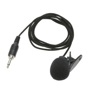 Gambar Mini Portable Clip on Lapel 3.5mm Thread Jack Condenser Wired Microphone   intl
