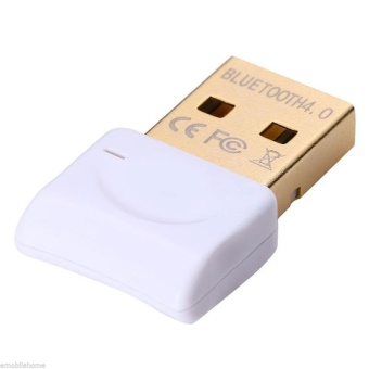 Gambar Mini USB 2.0   3.0 CSR 4.0 Bluetooth 4.0 Adapter Dongle for PCWhite   intl