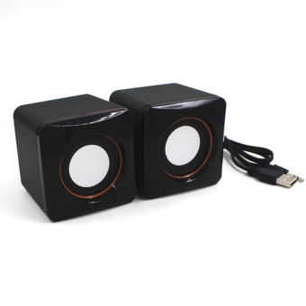 Gambar Mini USB Wired Speaker Music Player Amplifier Loudspeaker Stereo Sound Box for Computer Desktop PC Notebook   intl