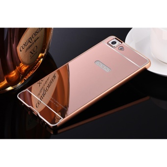 Gambar Mirror back cover phone case for Oppo R5 Rose Gold   intl