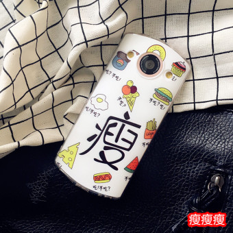 Gambar Mito mito m6 lucu transparan silikon tipis pelindung lengan kartun shell ponsel