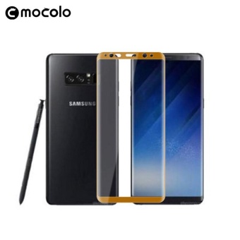 Gambar MOCOLO 3D Curved Full Size Mobile Tempered Glass Screen Protector for Samsung Galaxy Note 8   Gold   intl