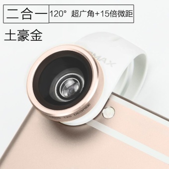 Gambar Momax iPhone6 wide angle telepon lensa fisheye makro SLR