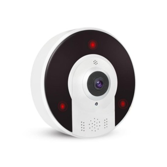 Moonar 3D-VR360 Intelligent Camera 960P Panoramic Surveillance High-definition Fish-eye Wireless Camera ( US plug) - intl  