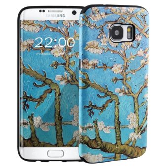 Gambar Mooncase Case For Samsung Galaxy S7 Edge 3D Creative PatternShock absorbing Flexible Solft TPU Case Cover Plum Flower   intl