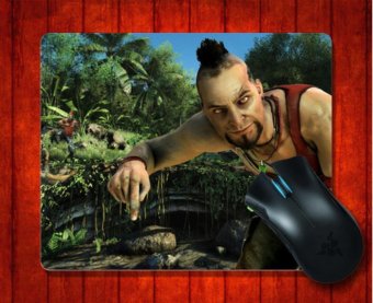 Gambar MousePad Vaas Far Cry 3 Game for Mouse mat 240*200*3mm Gaming MicePad   intl