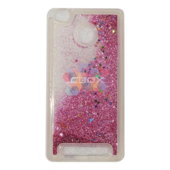 Gambar MR softshell Water Glamour Xiaomi Redmi 3S   Soft Case GlitterPolos   Casing Xiaomi   silikon Case HP   Pink Muda