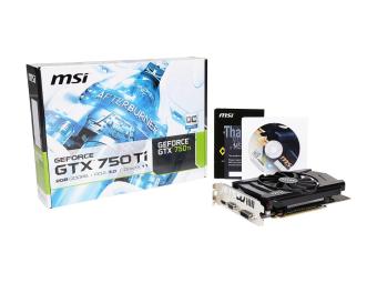 Jual MSI N750TI 2GD5 OC G SYNC Support GeForce GTX 750 Ti 2GB 128 Bit
GDDR5 PCI Express 3.0 Video Card Online Terjangkau