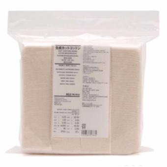 Gambar Muji Cut Cotton ECRU Organic   Kapas Vape Muji Jepang Organik 180 Pads Original