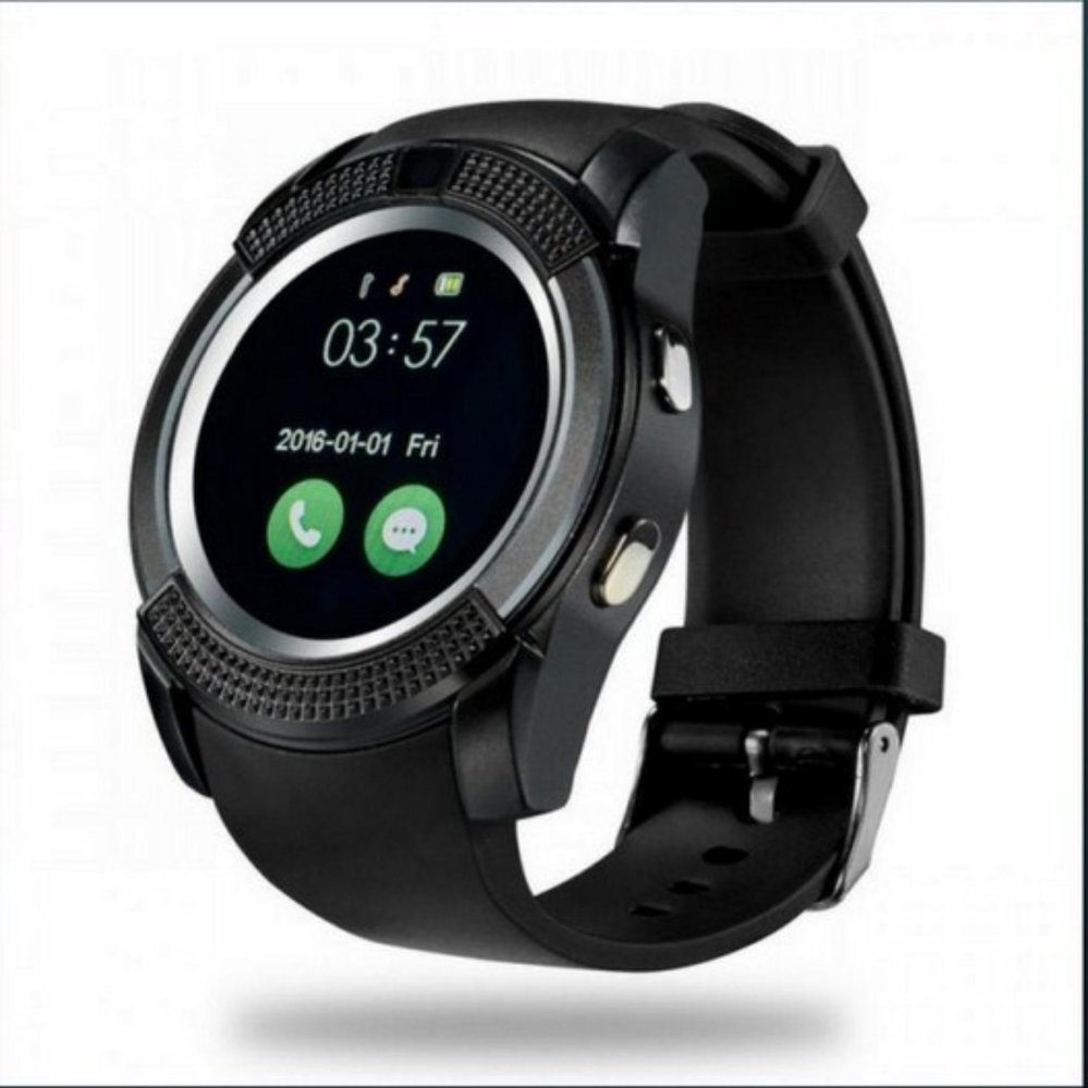 Murah! Smartwatch V8 Water Resistant For Android & iOS - Smart Watch V8 Support Camera - Support Sim Card & SD Card