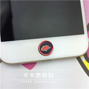 Gambar Naruto iphone6 7plus sidik jari tombol stiker