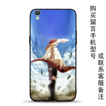 Gambar Naruto oppor9r9sr11 plusr7s hitam matte soft shell telepon