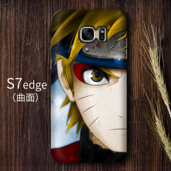 Gambar Naruto S7edge note8 S8 Sasuke animasi kartun cangkang keras shell telepon