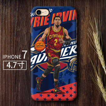 Gambar NBA 7iphone7plus Apel basket kustom telepon matte shell shell telepon