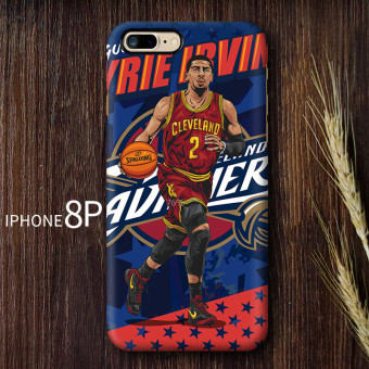 Gambar NBA iphone8plus basket kustom handphone lulur cangkang keras handphone shell