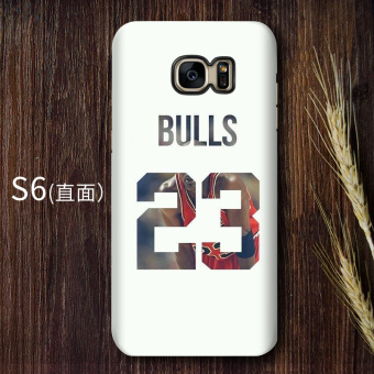 Gambar NBA S6 EDGE S6 s8 matte layar melengkung lurus cangkang keras handphone shell