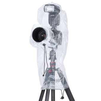 Gambar Neewer Rain Cover Rainproof Camera Protector for Digital SLR Cameraand Lens (Clear)   Intl