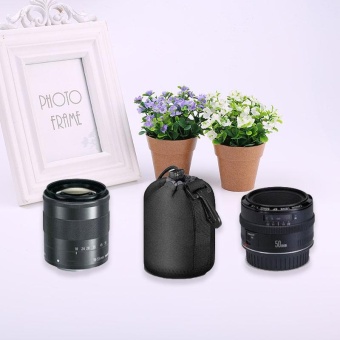 Gambar Neoprene DSLR SLR Camera Lens Carrying Storage Protector Case PouchBag S Size   intl
