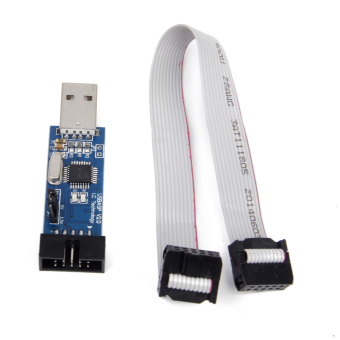 Gambar New 51 AVR ISP programer USB USBASP Downloader untuk ATMEL AVRATMega ATTiny papan