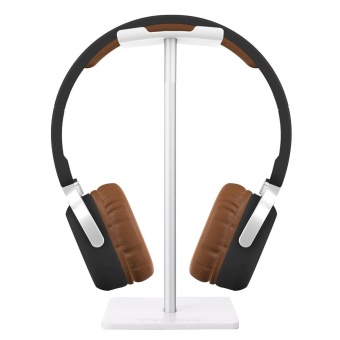 Gambar NEW BEE Simple Style Headphone Stand Mount for Universal Headsets   Silver   intl