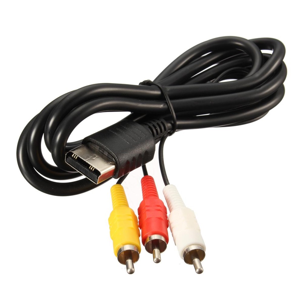 HEMAT New Best Price Black 1.8M Composite RCA AV Cord Stereo Composite
Audio Video TV Adapter Cable For Sega Dreamcast - intl