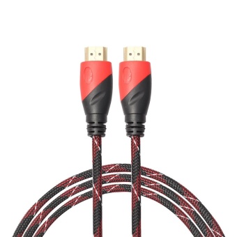 Gambar New Braided HDMI Cable V1.4 AV HD 3D for PS3 Xbox HDTV Meters 1080PDF 0.5M   intl