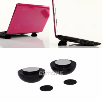 Gambar NEW Laptop Notebook Cooler Cool Ball Stand + Skidproof Pad   intl