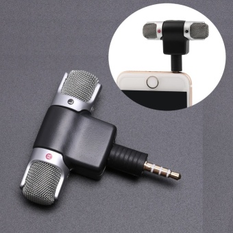 Gambar NEW Mini Recorder Stereo Voice Digital Mic Microphone Portable ForSmartphones PC   intl