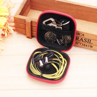 New Mini Square EVA Case Headset Bluetooth Earphone Cable StorageBox - Intl Juli 2018 - 2 New Mini Square EVA Case Headset Bluetooth Earphone Cable StorageBox - intl - 2