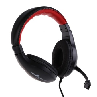 Gambar New Stereo Headphone Headset with Microphone Mic For Phone PCTablet Laptop   intl