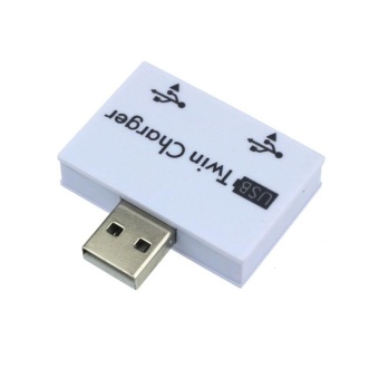 Gambar New USB To 2 Port Charger Hub Adapter for iPhone6 Plus iPadSplitter   intl