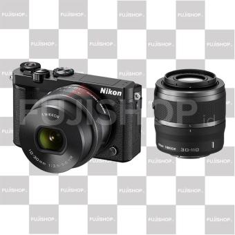 Nikon 1 J5 Double Lens 10-30mm + 30-110mm - Black  