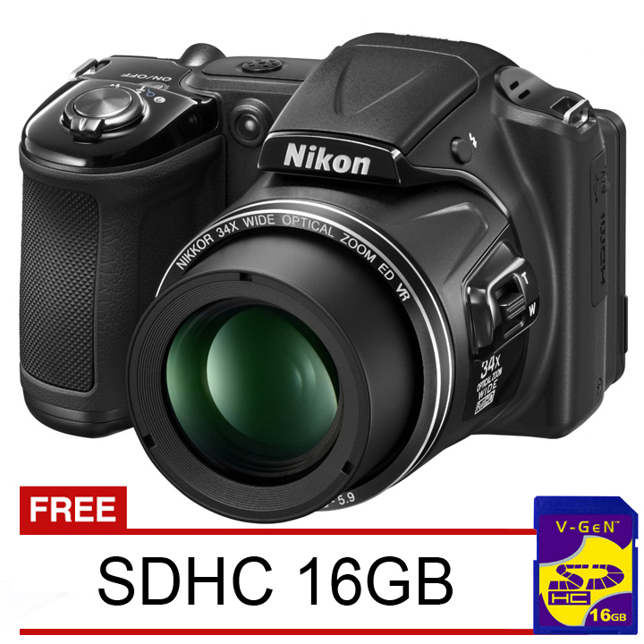 Nikon Coolpix L830 - 16 MP 34x Optical zoom  