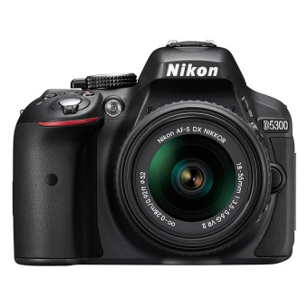 Nikon D5300 Kit 18-55mm VR - Hitam  