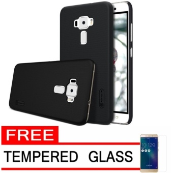 Gambar Nillkin For Asus Zenfone 3 Max   ZC553KL (5 5inc) Super FrostedShield Hard Case   Hitam + Gratis Anti Gores Clear