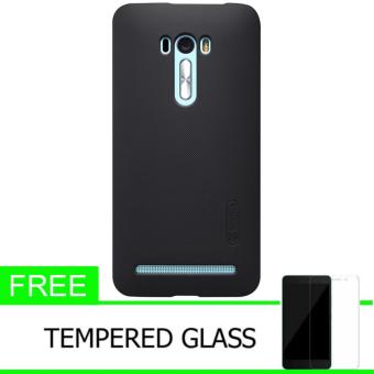 Gambar Nillkin For Asus Zenfone Selfie (ZD551KL) Super Frosted Shield HardCase Original   Hitam + Gratis Tempered Glass