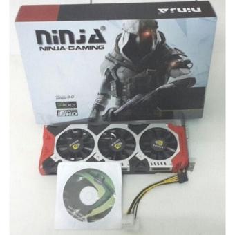 Gambar NINJA PCIE GTX 1070, 8GB, GDDR5, 256BIT (Dual Link DVI D, HDMI, 3x DP)