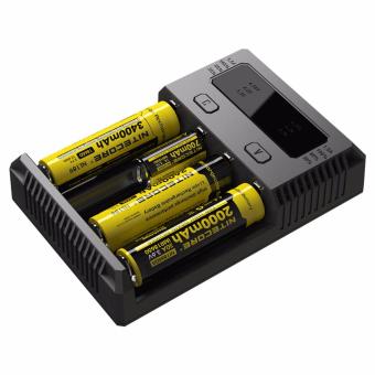 Nitecore Intellicharger I4 Universal Battery Charger 4 Slot ForLi-ion / IMR / Ni-MH / Ni-Cd - Black Desember 2018 - 3 Nitecore Intellicharger i4 Universal Battery Charger 4 Slot forLi-ion / IMR / Ni-MH / Ni-Cd - Black - 3