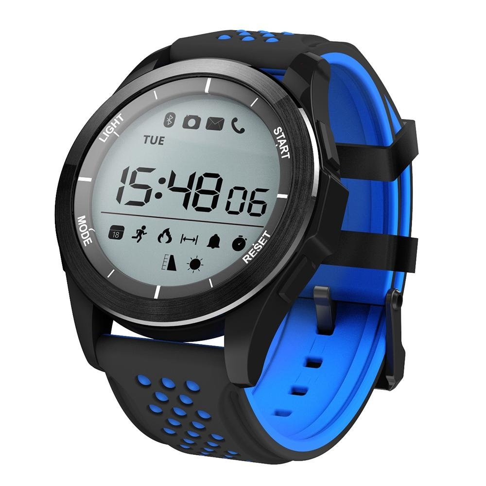 NO.1 F3 Olahraga Smartwatch Bluetooth 4.0 IP68 Tahan Air Remote Camera Sedentary Pengingat Tidur Monitor Pedometer-Intl
