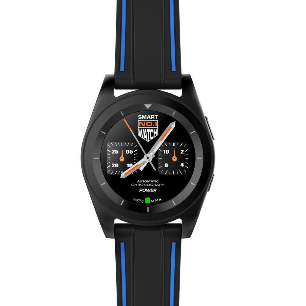 NO.1 G6 Smart Watch Bluetooth 4.0 Heart Rate Monitor PSGTPU STRAP-Intl