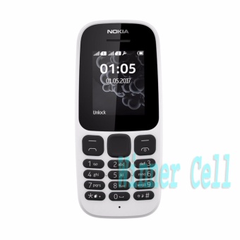 Nokia 105 Dual SIM Garansi Resmi- Putih  