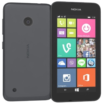 Nokia Lumia 530 Dual SIM - 4 GB - Dark Grey  Lazada Indonesia