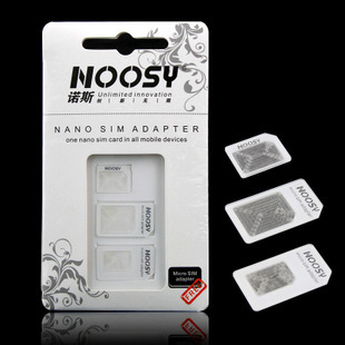 Gambar Noosy iphone5 4S nano sim untuk mengembalikan kartu set cato