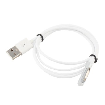 OH 1M Magnetic Charging Cable W/LED For Sony Xperia Z3 L55t Z2 Z1 Compact XL39h (Silver)  