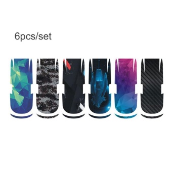 Gambar OH 6pcs set Colorful Print Waterproof PVC Sticker for DJI for Spark No Residue Multi Color   intl