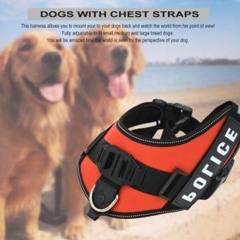 Gambar OH Adjustable Dog Fetch Harness Strap Belt Tripod Mount For Sport DV Camera Red   intl