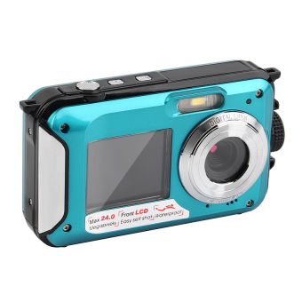 OH kamera Digital tahan air 24 megapiksel MAX 1080P Double layar 16 x perkecil tampilan kamera - International  