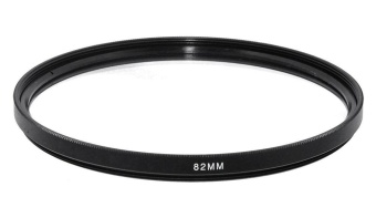 Gambar ooplm Black Universal Aluminum Alloy 82mm UV Protection Filter forDigital SLR Camera   intl