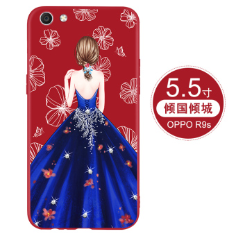 Gambar Opop oppor9 r9plus lengan silikon semua termasuk merek populer dari soft shell shell ponsel
