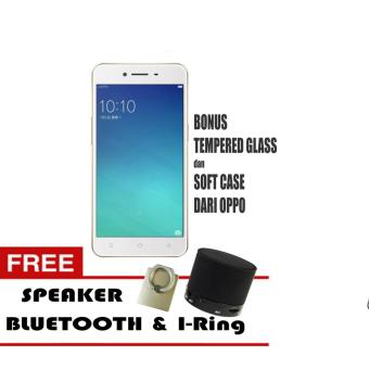 Oppo A37 Gold Garansi Resmi Free Speaker Bluetooth + I-IRing  